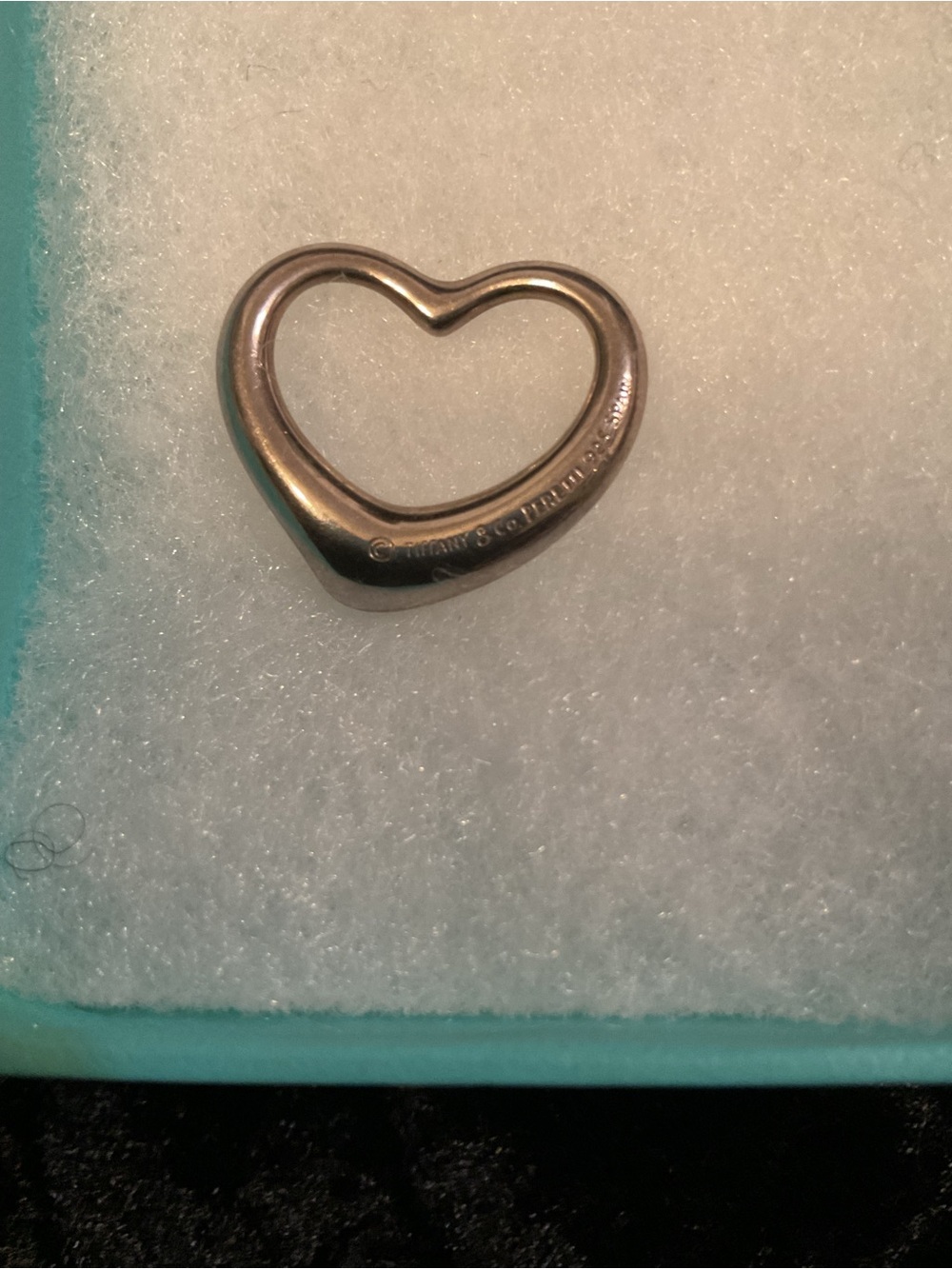 Tiffany and Co. Elsa Peretti open heart pendant